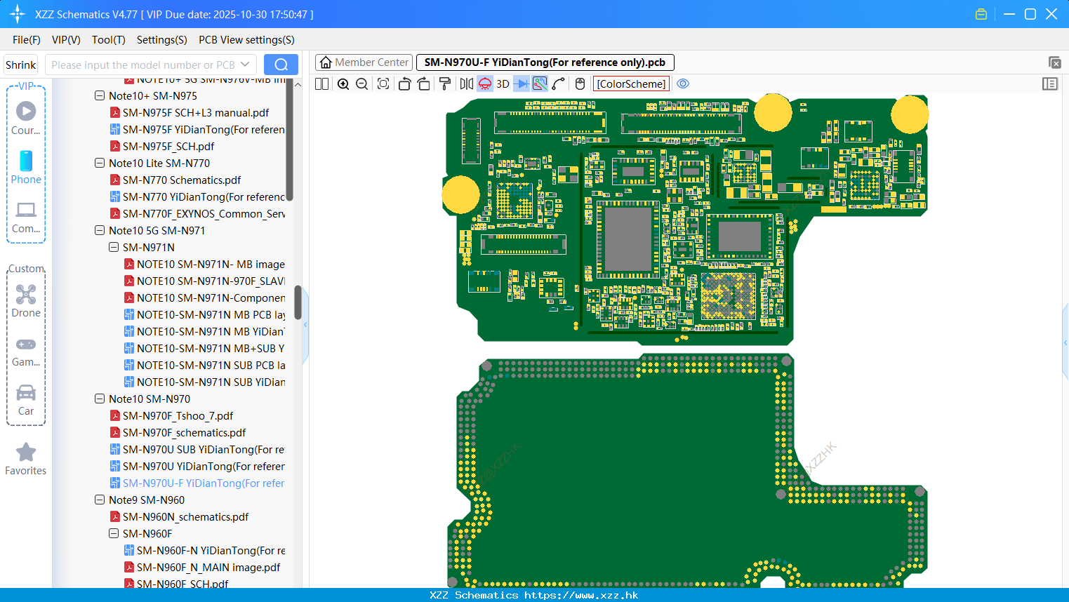 Samsung SM-N970U-F bitmap(For Reference Only)